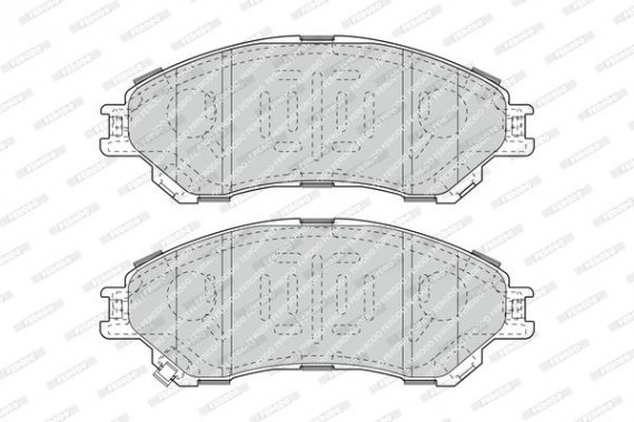 FDB4884 FERODO (Германия) Гальмівні колодки дискові FERODO