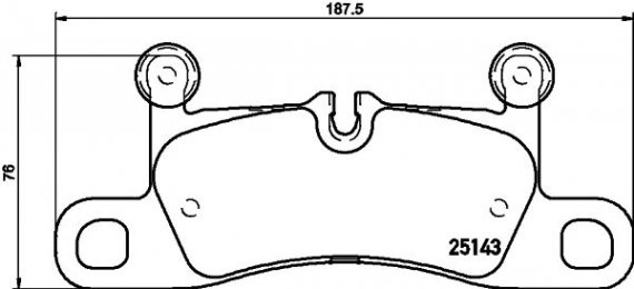 P65 042 BREMBO (Германия) Гальмівні колодки дискові BREMBO