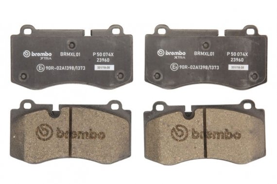 P50 074X BREMBO (Германия) Тормозные колодки дисковые BREMBO