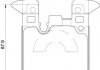 P06 087X BREMBO (Германия) Гальмівні колодки дискові BREMBO (фото 2)