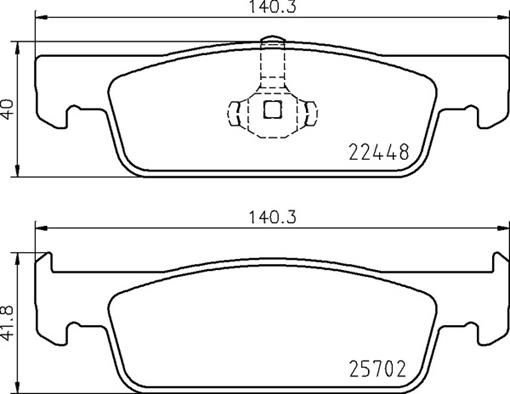 P68 069 BREMBO (Германия) Тормозные колодки дисковые BREMBO