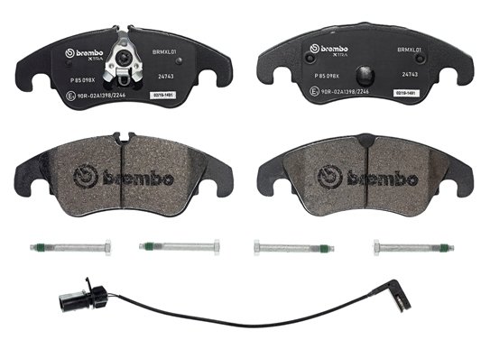 P85 098X BREMBO (Германия) Гальмівні колодки дискові BREMBO