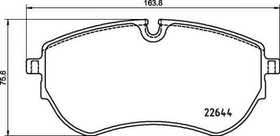 P85 173 BREMBO (Германия) Гальмівні колодки дискові BREMBO