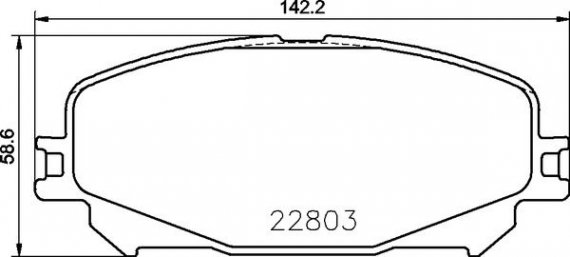 P68 071 BREMBO (Германия) Гальмівні колодки дискові BREMBO