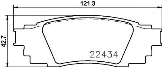 P83 160 BREMBO (Германия) Гальмівні колодки дискові BREMBO