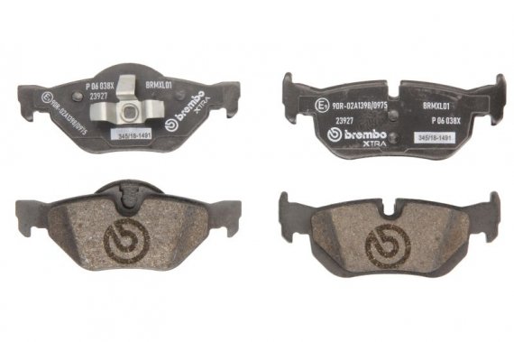 P06 038X BREMBO (Германия) Тормозные колодки дисковые BREMBO