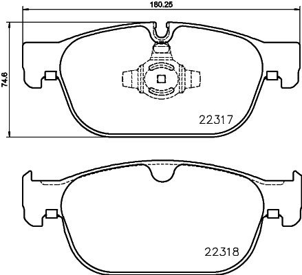 P86 027 BREMBO (Германия) Гальмівні колодки дискові BREMBO