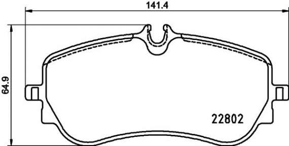 P85 172 BREMBO (Германия) Гальмівні колодки дискові BREMBO