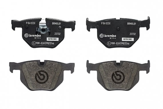 P06 033X BREMBO (Германия) Тормозные колодки дисковые BREMBO