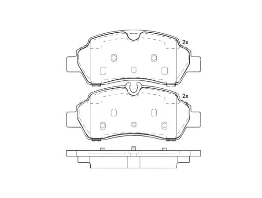 P24 209 BREMBO (Германия) Гальмівні колодки дискові BREMBO