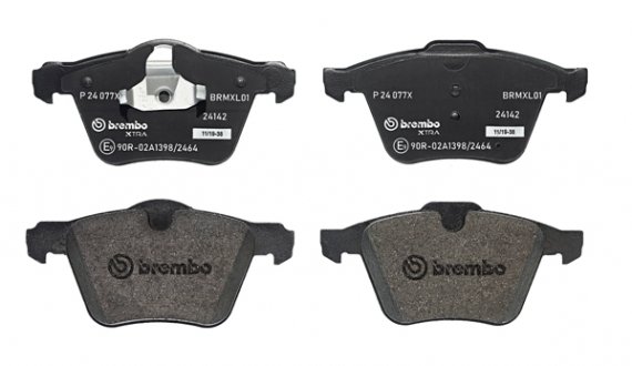 P24 077X BREMBO (Германия) Гальмівні колодки дискові BREMBO