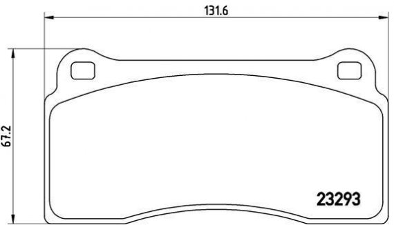 P36 018 BREMBO (Германия) Гальмівні колодки дискові BREMBO