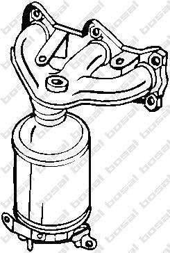 090-717 BOSAL,Bosal Benelux N.V. Детали выхлопной системы BOSAL