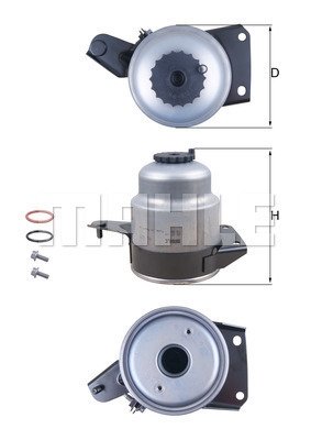 KL829D KNECHT Топливный фильтр KNECHT