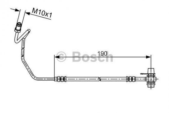 1987481535 BOSCH Тормозний шланг