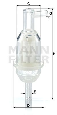 WK31/5 MANN (Германия) Топливный фильтр MANN