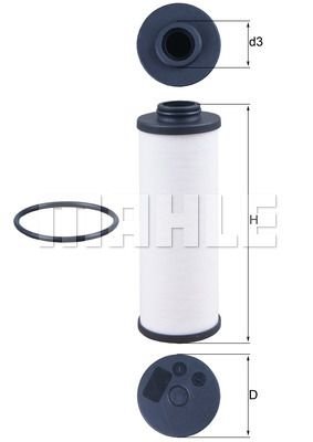 HX186D KNECHT Фильтр АКПП KNECHT