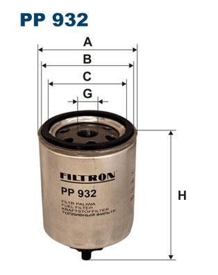 PP932 WIX-FILTRON Фильтр топливный