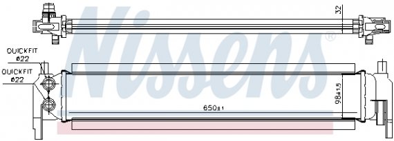 65318 NISSENS (Дания) Радиатор NISSENS