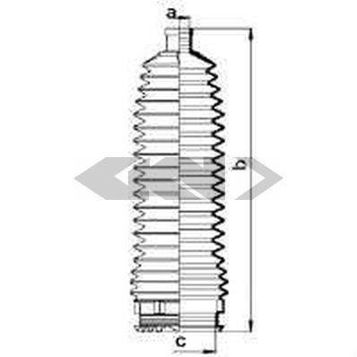 83984 SPIDAN (GKN) Пыльник рулевого механизма GKN (Spidan)