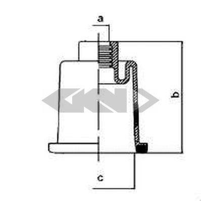 83922 SPIDAN (GKN) Пильовик рульового механізма GKN (Spidan)