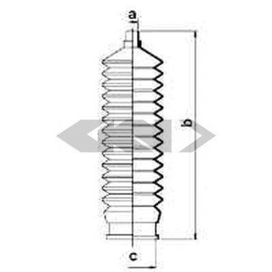 83562 SPIDAN (GKN) Пыльник рулевого механизма GKN (Spidan)