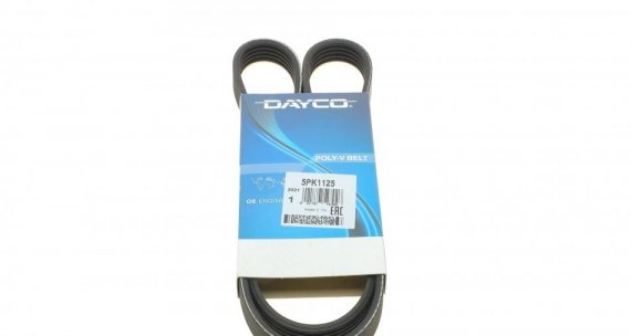 5PK1125 DAYCO Поліклиновий ремінь DAYCO