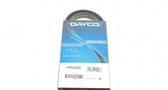 4PK922EE DAYCO Поліклиновий ремінь DAYCO