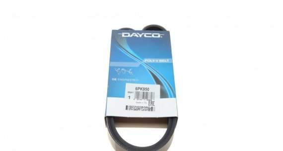 6PK950 DAYCO Поликлиновый ремень DAYCO