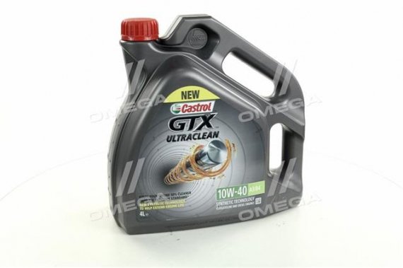 15DE18 CASTROL Моторное масло CASTROL GTX ULTRACLEAN/10W40/4л. /( ACEA A3/B4 ) CASTROL