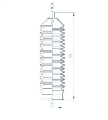 84286 SPIDAN (GKN) Пыльник рулевого механизма GKN (Spidan)