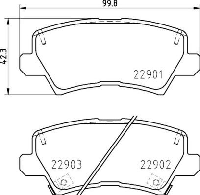 P30 111 BREMBO (Германия) Тормозные колодки дисковые BREMBO