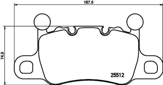 P65 038 BREMBO (Германия) Гальмівні колодки дискові BREMBO