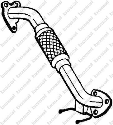 Фото детали выхлопной системы BOSAL 753-327 BOSAL,Bosal Benelux N.V. 753-327 BOSAL,Bosal Benelux N.V. Детали выхлопной системы BOSAL