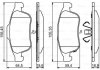 Тормозные колодки дисковые BOSCH 0986494826