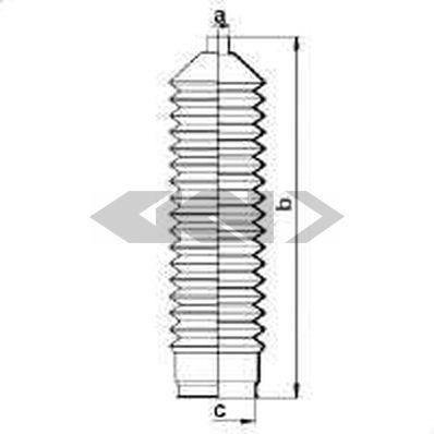 83835 SPIDAN (GKN) Пыльник рулевого механизма GKN (Spidan)