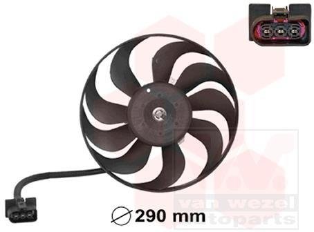 5888745 Van Wezel Вентилятор двигателя VAG 220/60W 290mm (выр-во Van Wezel)