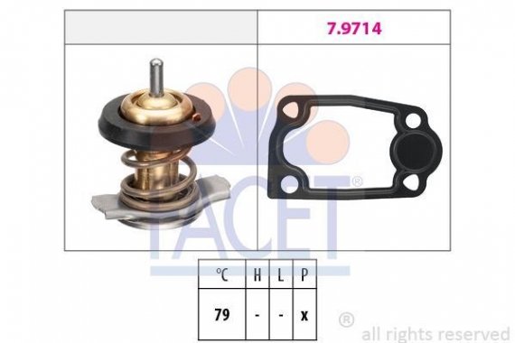 7.8942 FACET Термостат Citroen Jumper 3.0 hdi 145 (10-) (7.8942) FACET