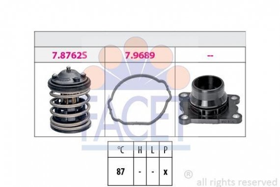 7.8762K FACET Термостат Bmw X1 sdrive 18 d (09-15) (7.8762K) FACET