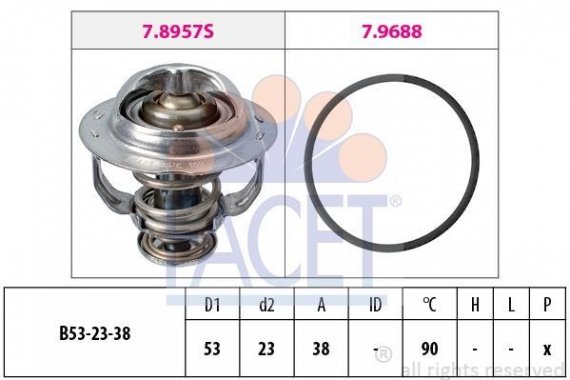 7.8957 FACET Термостат VW Beetle 2.0 tsi (12-) (7.8957) FACET