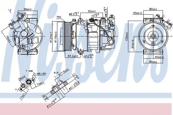 890299 NISSENS (Дания) Компресор кондиціонера NISSENS