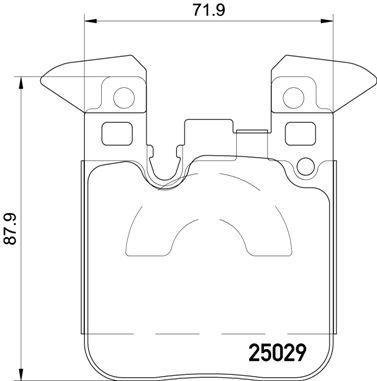 P06 087 BREMBO (Германия) Тормозные колодки дисковые BREMBO