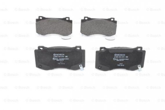 0986494870 BOSCH Тормозные колодки дисковые BOSCH