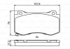 0986494870 BOSCH Тормозные колодки дисковые BOSCH (фото 7)