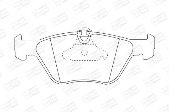 571880CH CHAMPION Колодки гальмові дискові передні BMW 520i, 523i, 525, 525i, 528i, 530d, 535i,