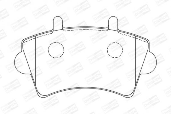 573107CH CHAMPION Колодки тормозные дисковые передние OPEL Movano RENAULT Master (573107CH) CHAMPI