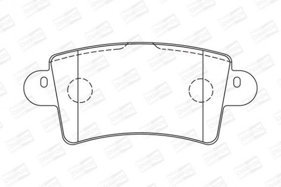 573055CH CHAMPION Колодки тормозные дисковые задние OPEL Movano RENAULT Master (573055CH) CHAMPION