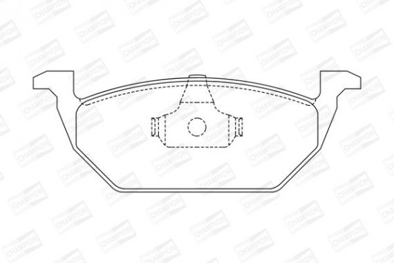 571985CH CHAMPION Колодки гальмові дискові передні AUDI A3 SEAT Leon SKODA Fabia, Octavia VW Be