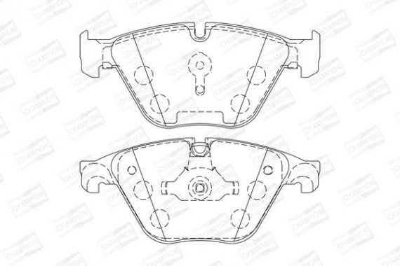 573305CH CHAMPION Колодки гальмові дискові передні BMW 5 (F10, F18) (573305CH) CHAMPION