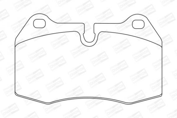 571852CH CHAMPION Колодки гальмівні дискові передні/задні BMW 725, 728i, 730i, 735i, 850i FIAT
